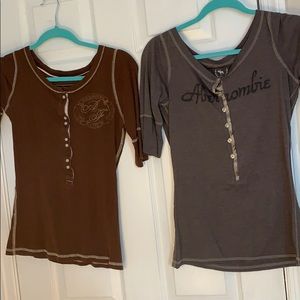 Abercrombie half sleeves